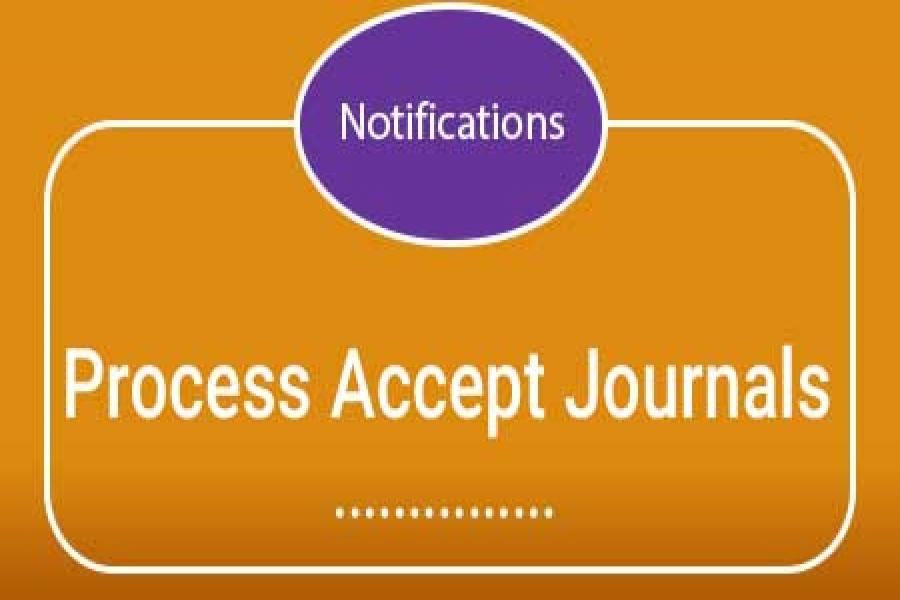 The application process for printing accepted articles in journals